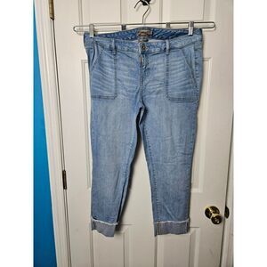 Torrid Crop Boyfriend Jeans Size 14